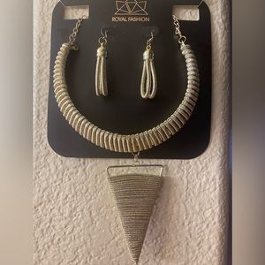 Goddess Warrior Necklace with matching earrings✨